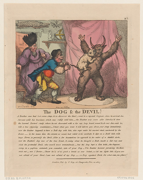 Thomas Rowlandson, The Dog & The Devil