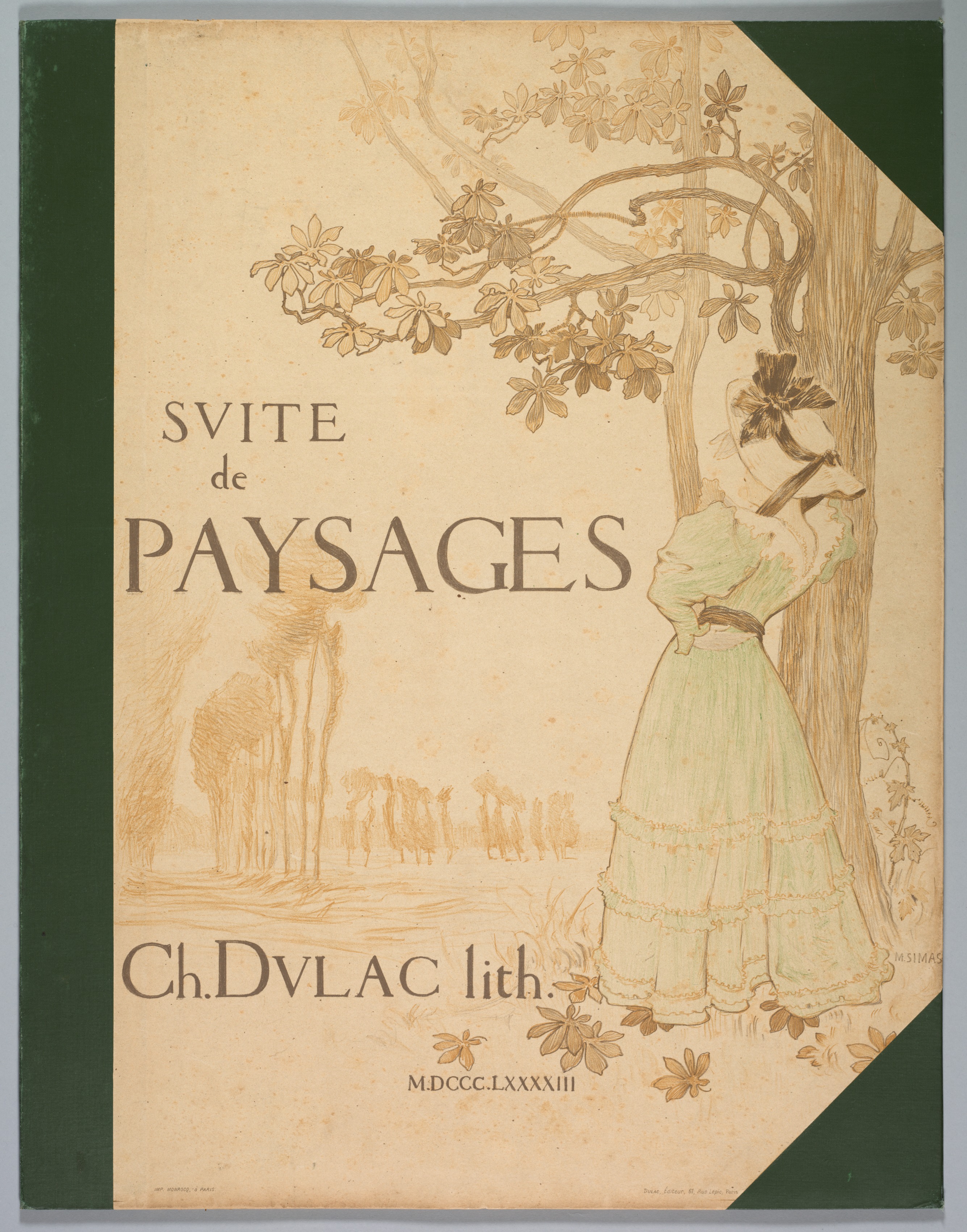 Charles Marie Dulac, Suite de Paysages: Cover