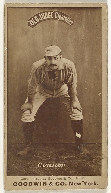 Goodwin & Company, Roger Connor, New York Giants/Gothams, from the Old Judge series (N172) for Old Judge Cigarettes