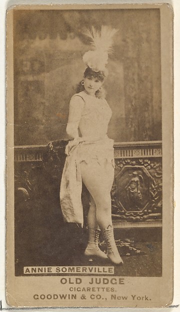 Goodwin & Company, Annie Somerville, from the Actors and Actresses series (N171) for Old Judge Cigarettes