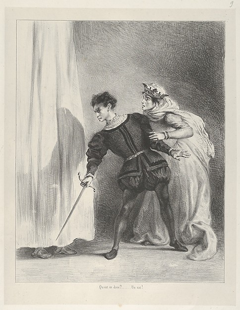 Eugène Delacroix, The Murder of Polonius