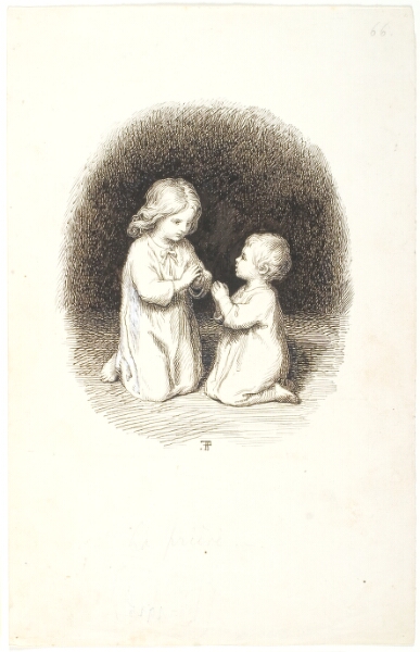 Lorenz Frølich, To bedende børn
