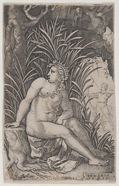 Georg Pencz, Cephalus and Procris, from "The Greek Heroines"