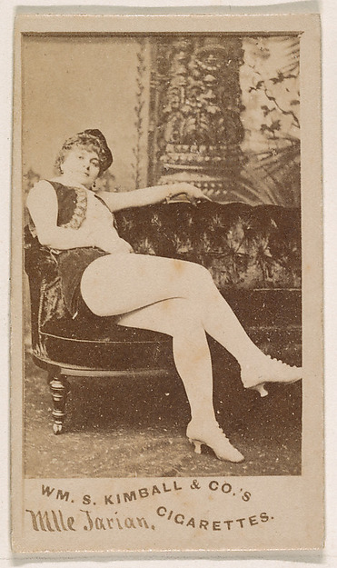 William S. Kimball & Company, Mlle. Jarian, from the Actresses series (N203) issued by Wm. S. Kimball & Co.