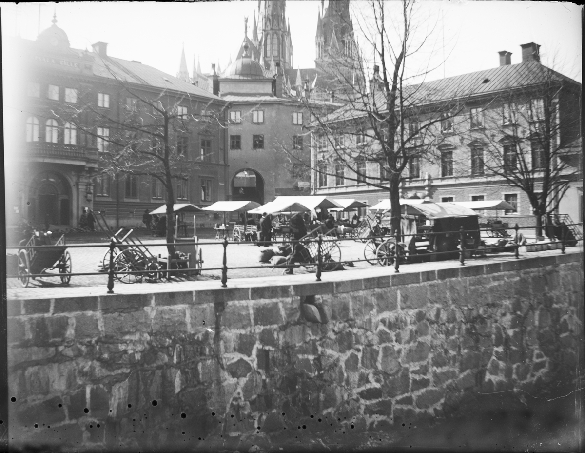 Okänd,, Dry Trade at Fyris Square, Uppsala