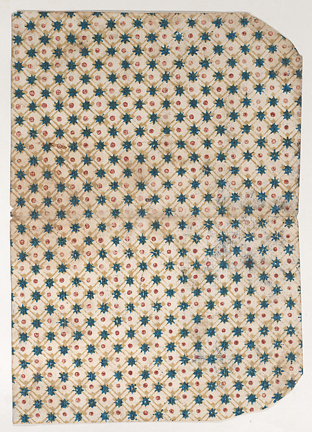 Anonymous, Book cover with overall pattern of stars and dots