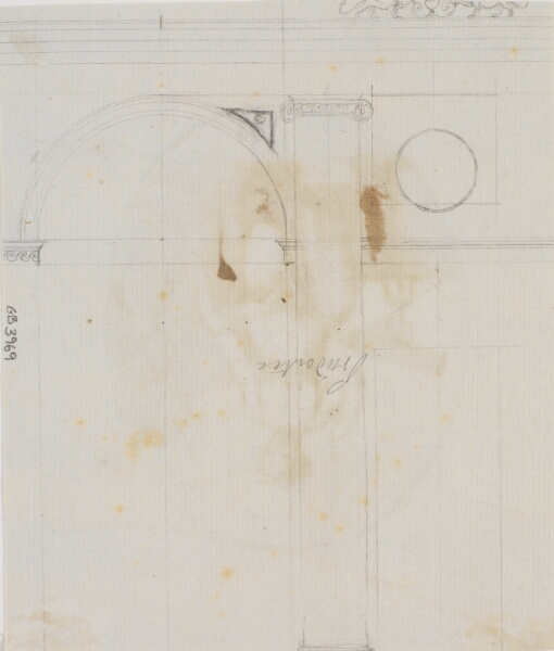 Nicolai Abildgaard, Fragment af arkitekturudkast