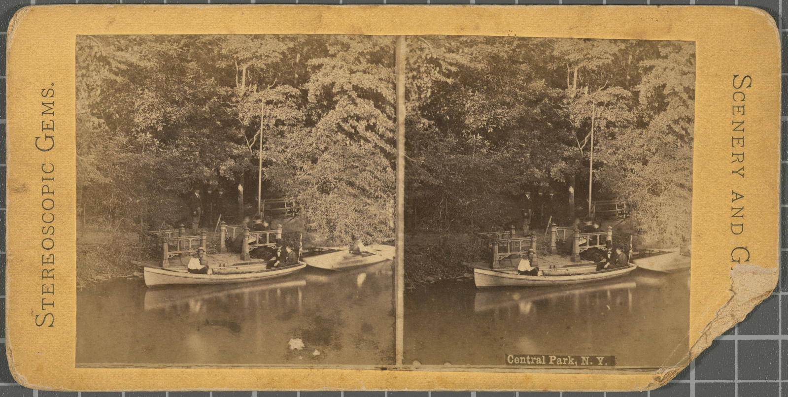 Desconegut, Central Park.N.Y. Stereoscopic Gems