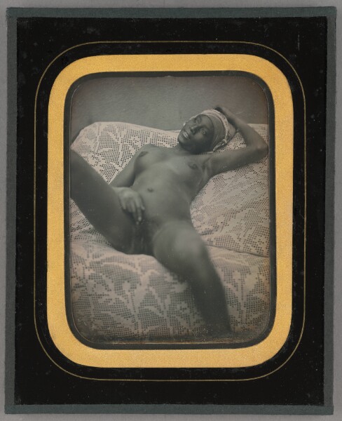 Unknown, Nude study of a black female