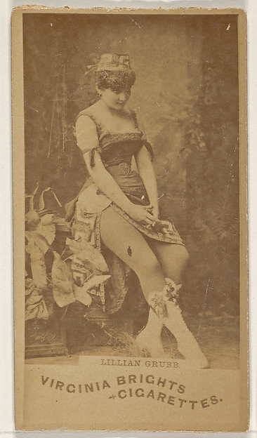 Allen & Ginter, Lillian Grubb, from the Actors and Actresses series (N45, Type 1) for Virginia Brights Cigarettes