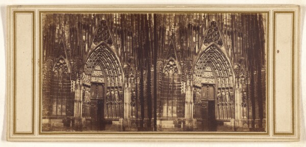 Unknown, [Interior of Strasbourg or Salisbury Cathedral]