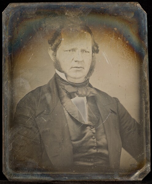 Jacob Byerly, [Portrait of a Man with Muttonchop Whiskers]
