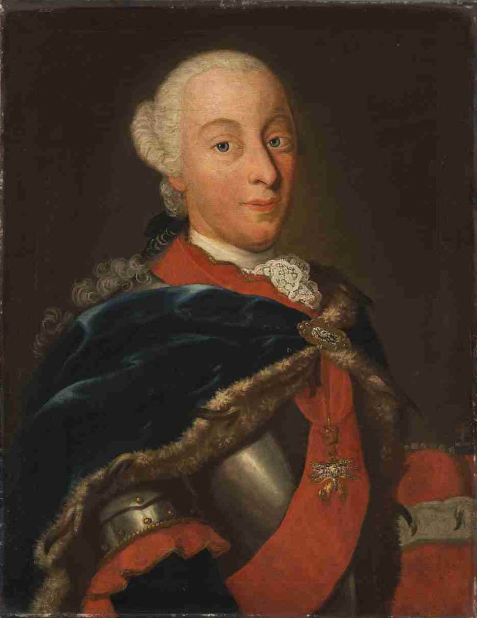 Johann Christoph Grooth, Bildnis Herzog Karl Eugen (1728-1793)