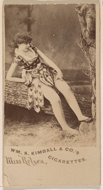 William S. Kimball & Company, Miss Relyea, from the Actresses series (N203) issued by Wm. S. Kimball & Co.