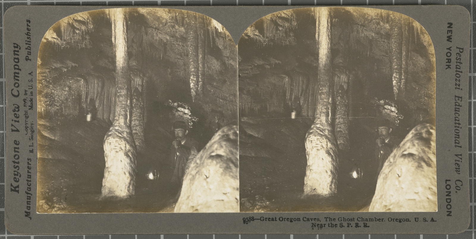 Desconegut, Great Oregon Caves. The Ghost Chamber. Oregon USA Keystone View Company, Pestalozzi Educational View Co.