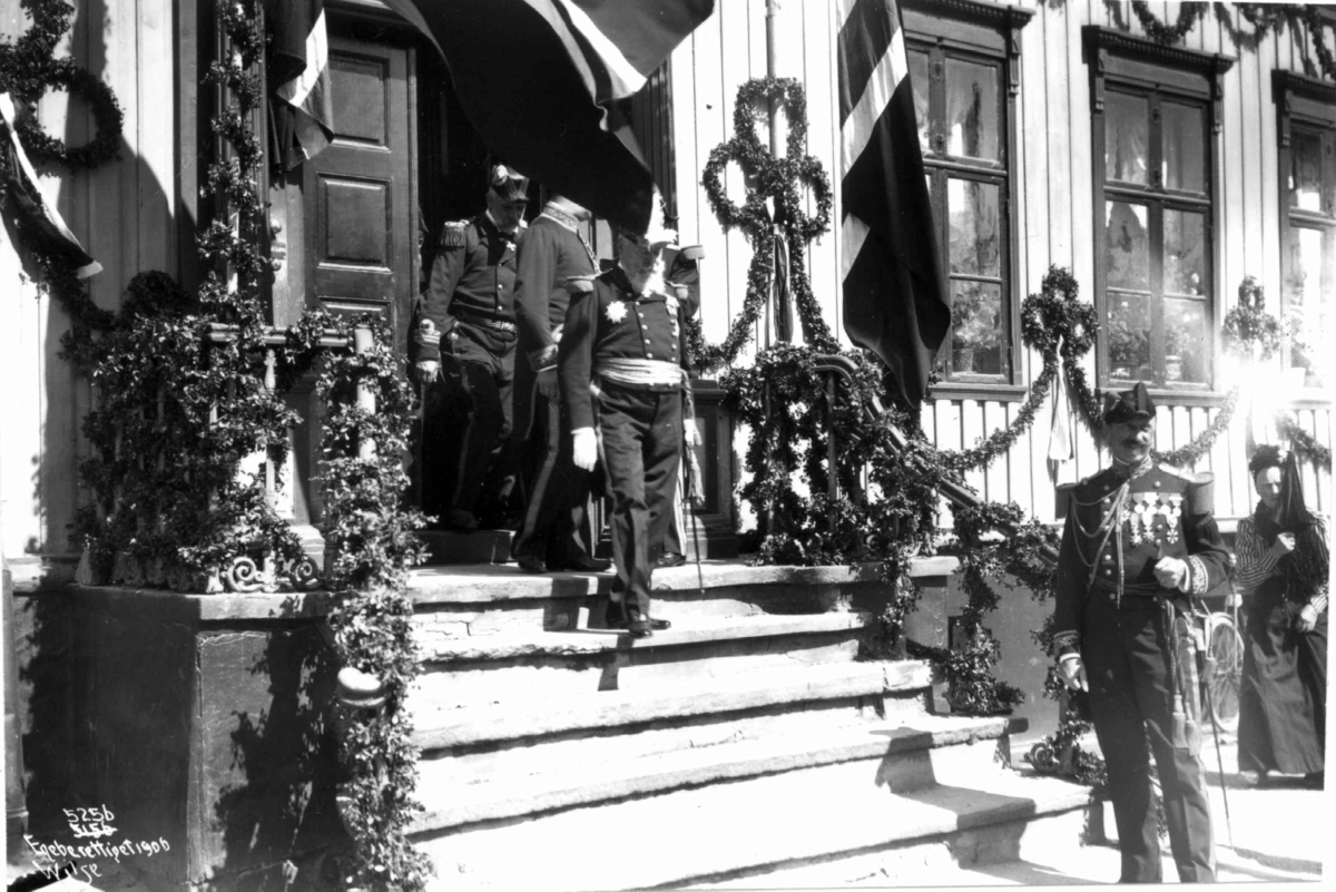 Anders Beer Wilse, Kong Haakon`s Kroningsferd