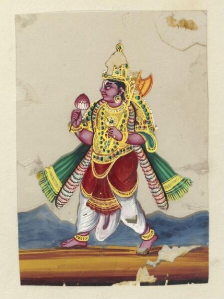 Unknown, One of five paintings of Hindu deities.