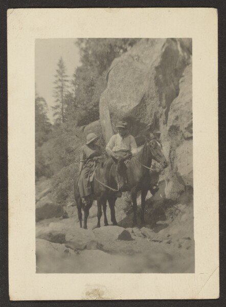Louis Fleckenstein, [Couple on Horseback]