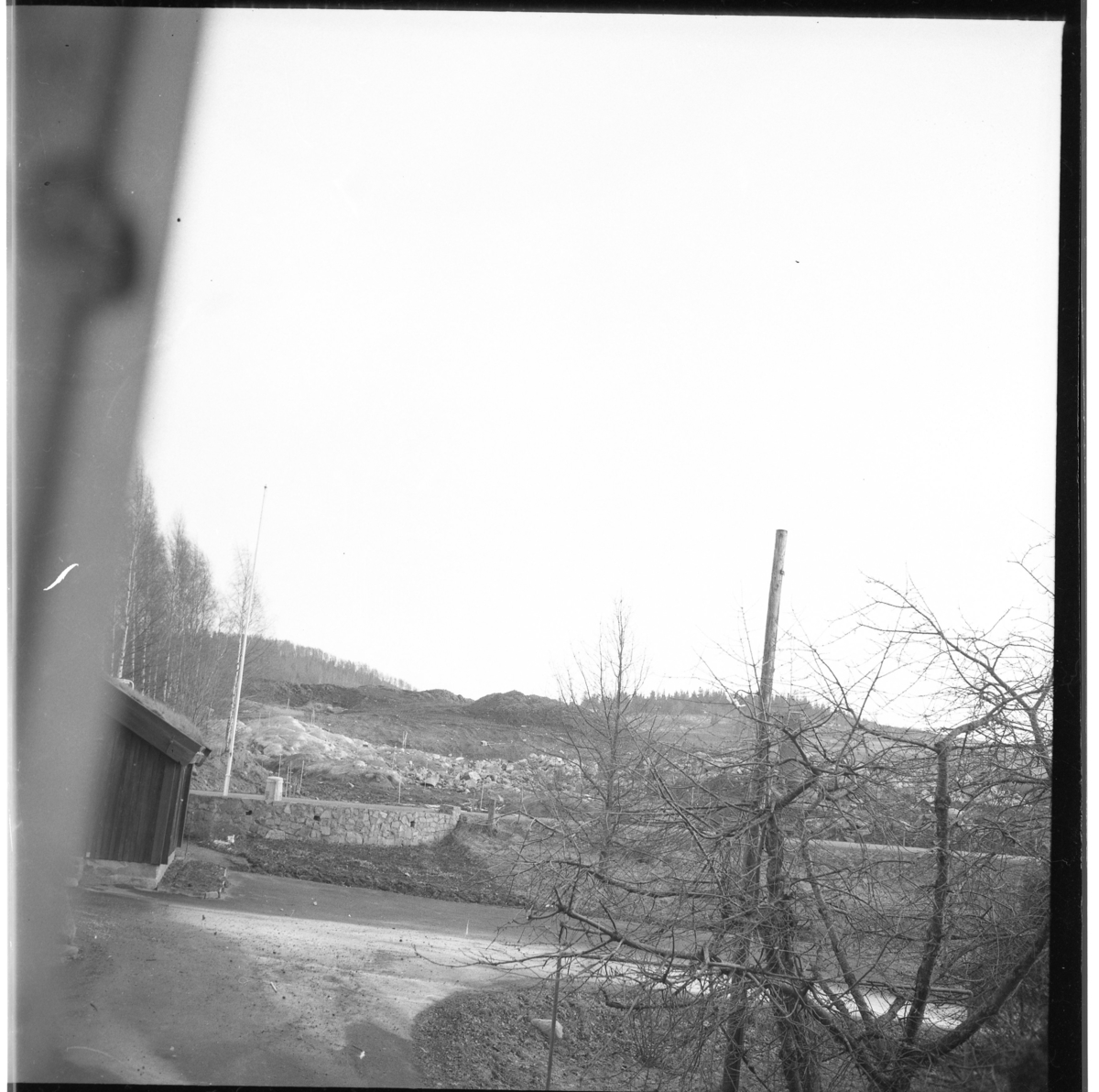 Percy Heldebrandt, View from Gyllene Uttern towards the motorway construction past Gränna/Röttle, stage II.