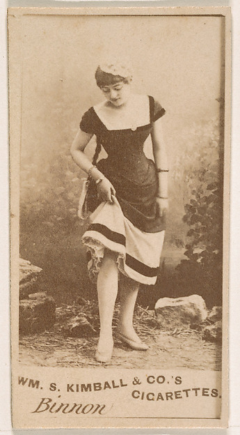 William S. Kimball & Company, Miss Binnon, from the Actresses series (N203) issued by Wm. S. Kimball & Co.