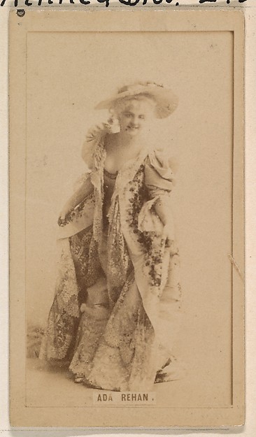 Kinney Brothers Tobacco Company, Ada Rehan, from the Actresses series (N245) issued by Kinney Brothers to promote Sweet Caporal Cigarettes