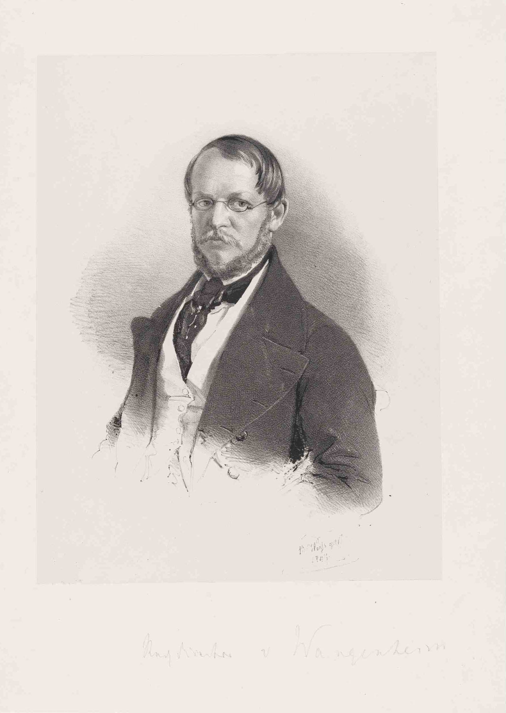 Bonaventura Weiss, Bildnis Karl Hermann von Wangenheim
