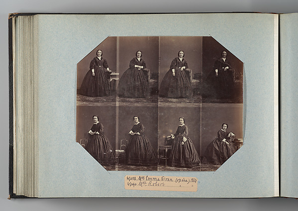 André-Adolphe-Eugène Disdéri, Mlle Emma Piron; Mlle Robert