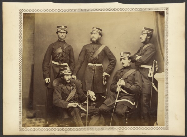 Unknown, [Group portrait of Scots Guards]
