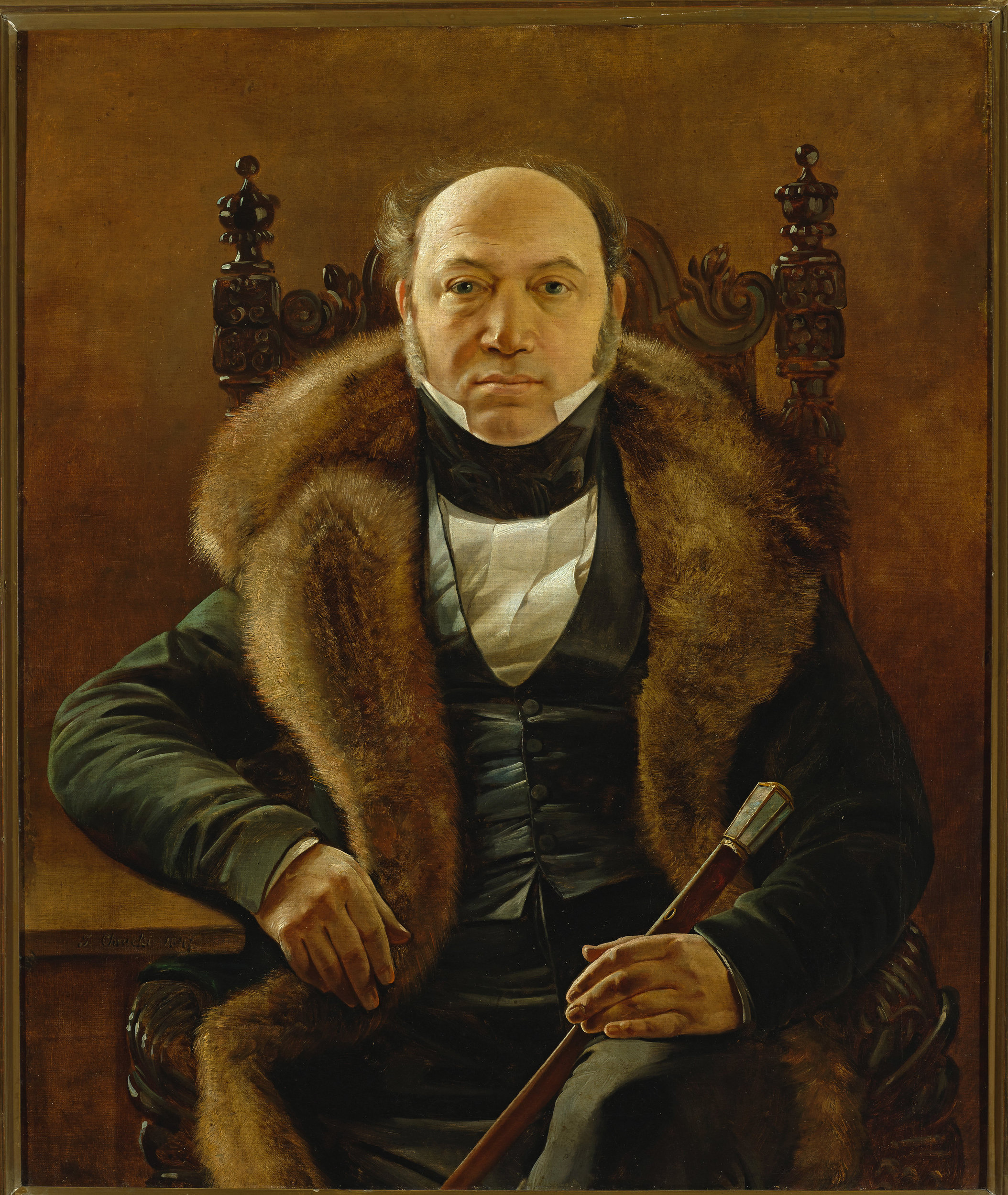 Ivan Khrutsky, Portrait of Mikołaj Malinowski (1799–1865)