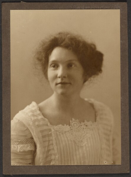 Louis Fleckenstein, [Portrait of a Woman with Pleated Top]