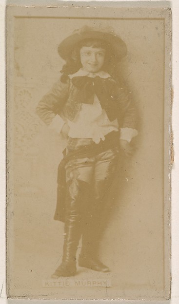 Kinney Brothers Tobacco Company, Kittie Murphy, from the Actresses series (N245) issued by Kinney Brothers to promote Sweet Caporal Cigarettes