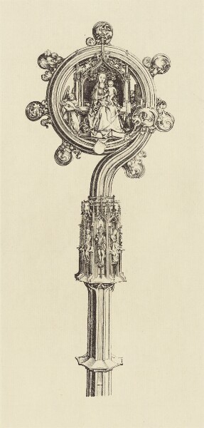 Édouard Baldus, [Design for a Staff by Martin Schongauer]