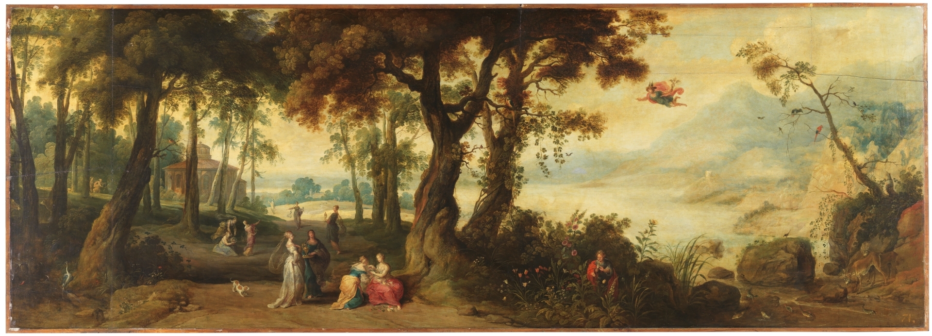 Frans Francken the Younger, Landscape with Mercury and Herse