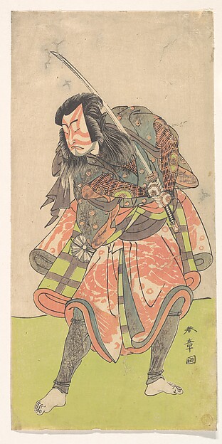Katsukawa Shunshō　勝川春章, The First Nakamura Tomijuro as an Outlaw
