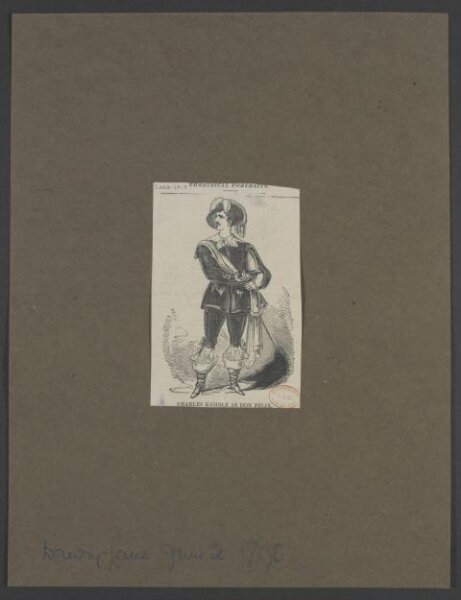 unknown, Charles Kemble as Don Felix