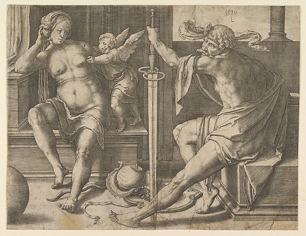Lucas van Leyden, Mars, Venus and Cupid