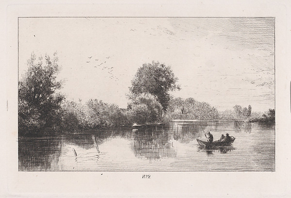 Charles Jacque, Bords de la Marne