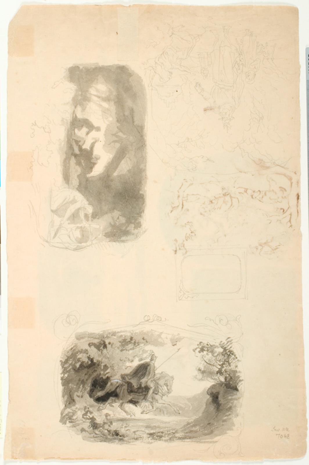 Lorenz Frølich, Illustrationsudkast
