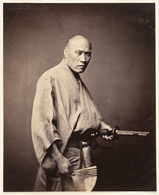 Felice Beato, Samurai, Yokohama