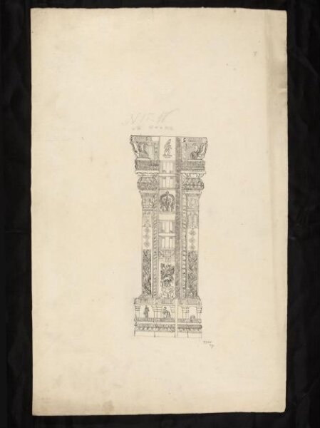 Unknown, Architectural drawing of Tirumala Nayak at Madura,