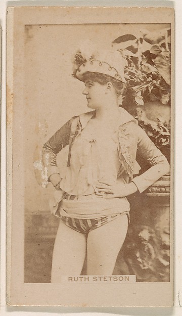 Kinney Brothers Tobacco Company, Ruth Stetson, from the Actresses series (N245) issued by Kinney Brothers to promote Sweet Caporal Cigarettes