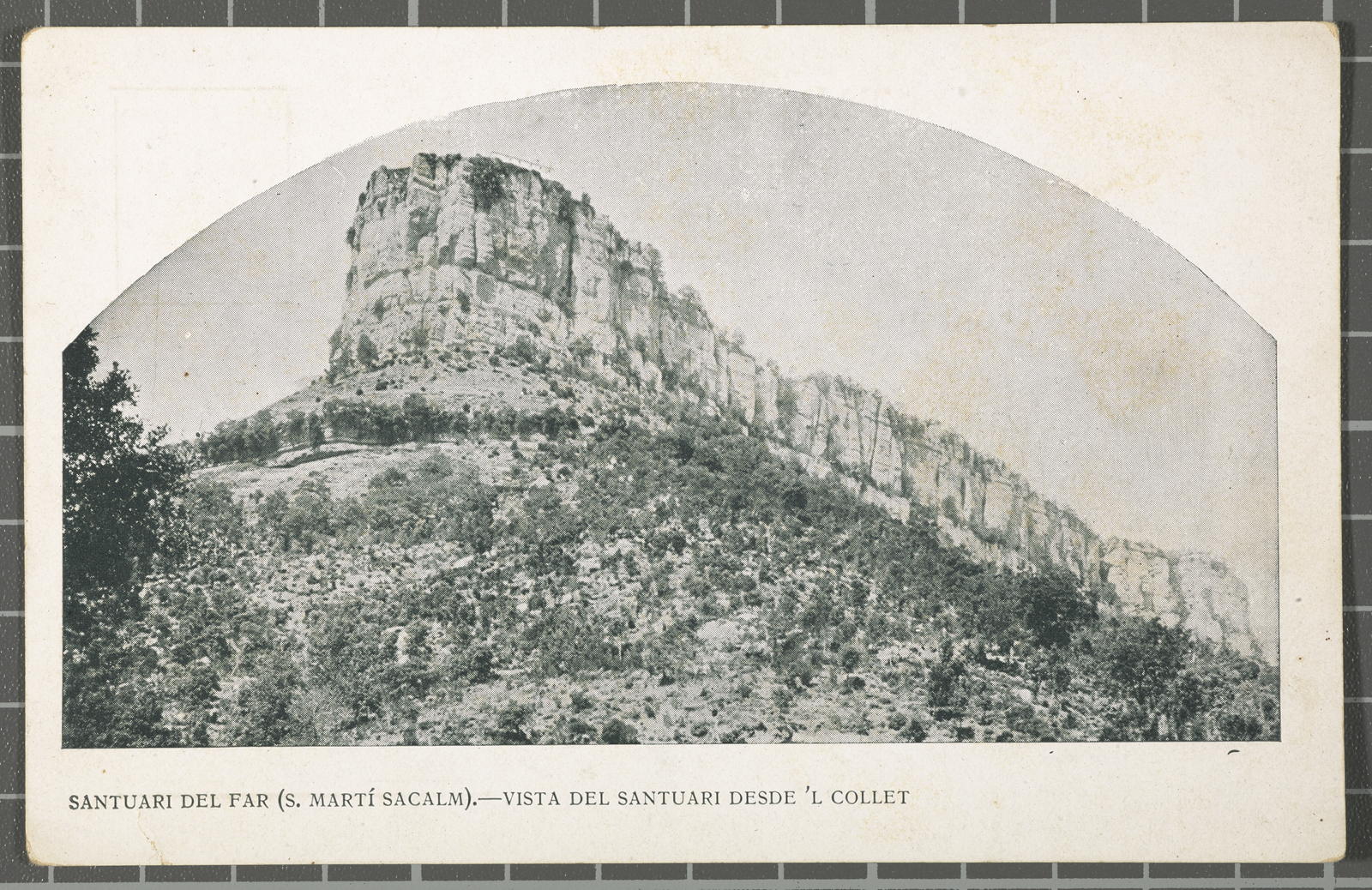Desconegut, Shrine of the Lighthouse (S. Martí Sacalm) .-View of the Shrine desde’ l Collet