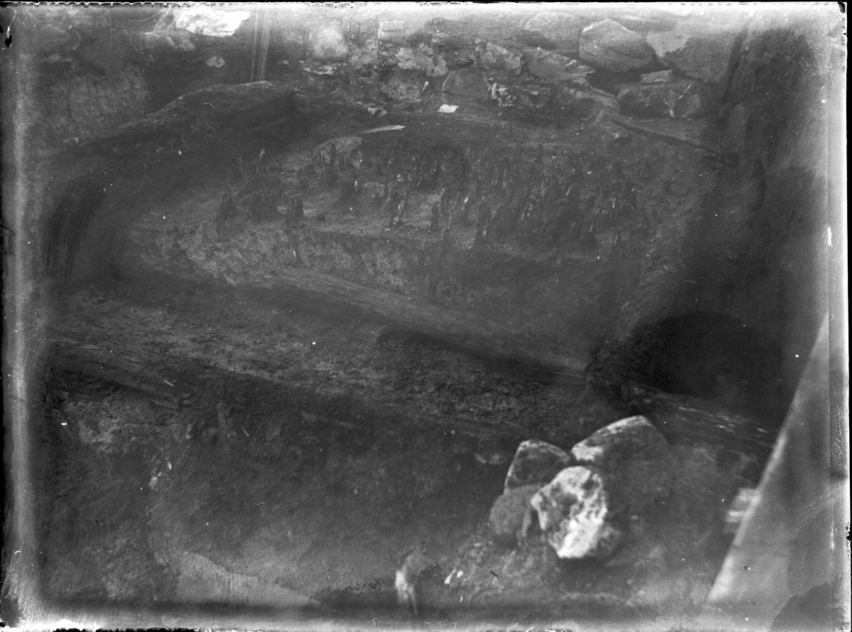 Okänd,, Archaeological excavation, Studentholmen, Uppsala 1907