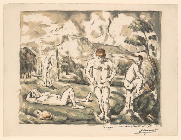 Paul Cézanne, The Large Bathers (Les Baigneurs)