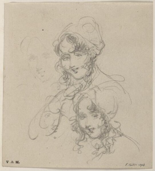 George Chinnery, Three sketches of a Western woman
