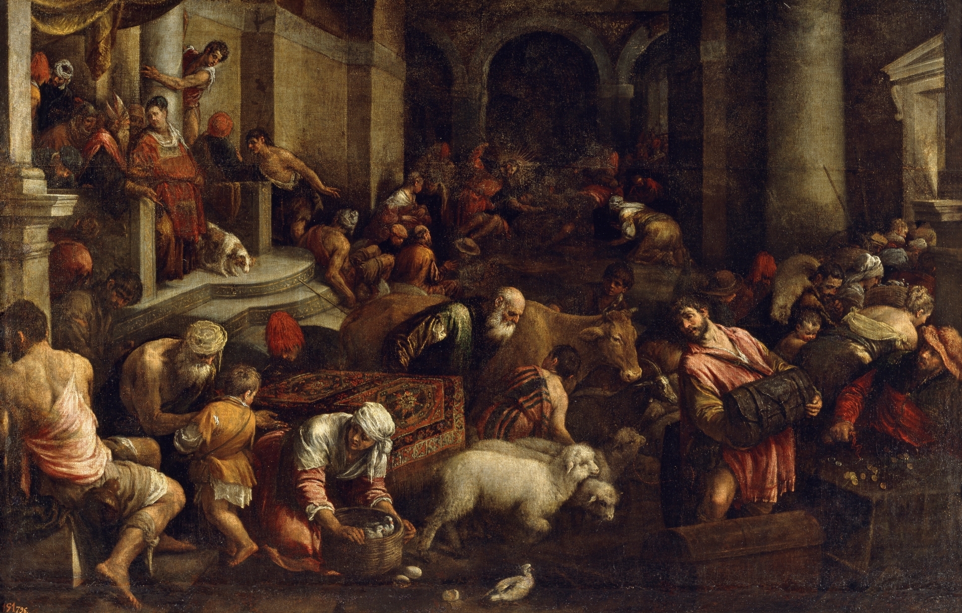 Jacopo Bassano, Expulsion of the Merchants from the Temple
