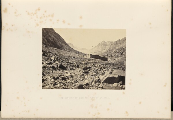 Francis Frith, The Convent of Sinai and Plain of Er-Raha