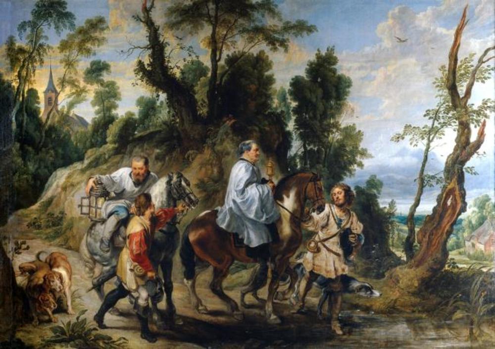 Peter Paul Rubens, Act of Devotion by Rudolf I of Habsburg