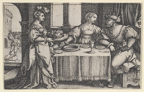 Georg Pencz, Salome with the Head of John the Baptist