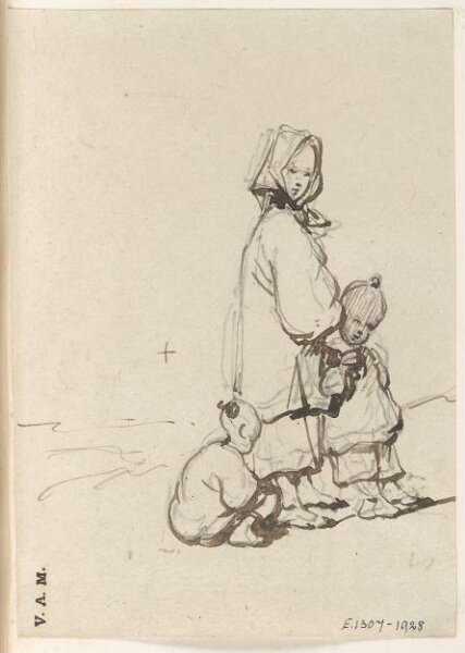 George Chinnery, A Macau boatwoman with two children
